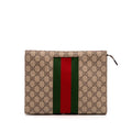 Gucci GG Supreme Web Clutch