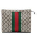Gucci GG Supreme Web Clutch