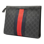 Gucci GG Supreme Web Clutch