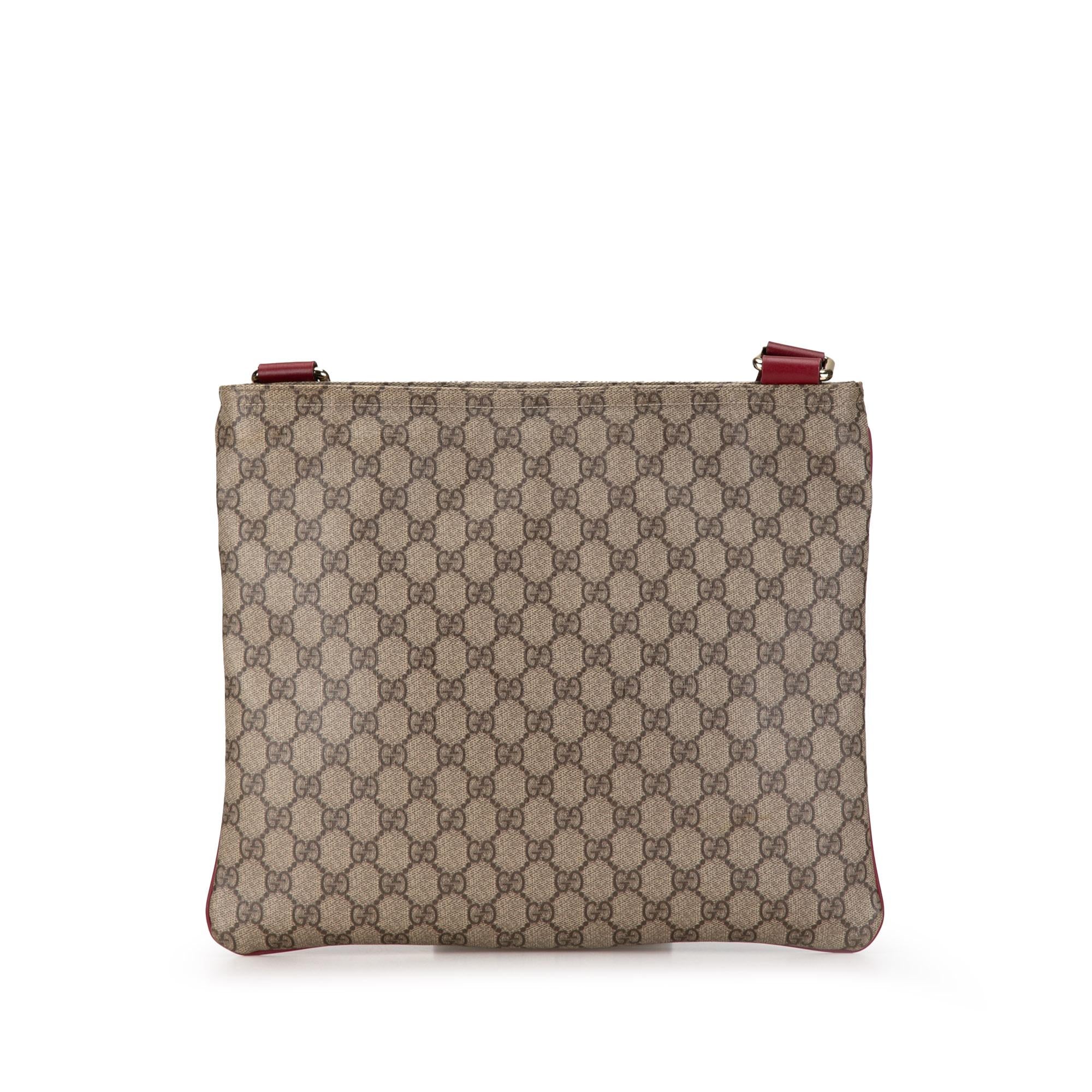 Gucci GG Supreme Web Crossbody (SHG-2dgY1o)