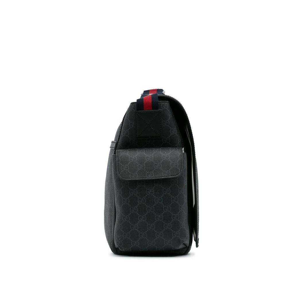 Gucci GG Supreme Web Diaper Bag