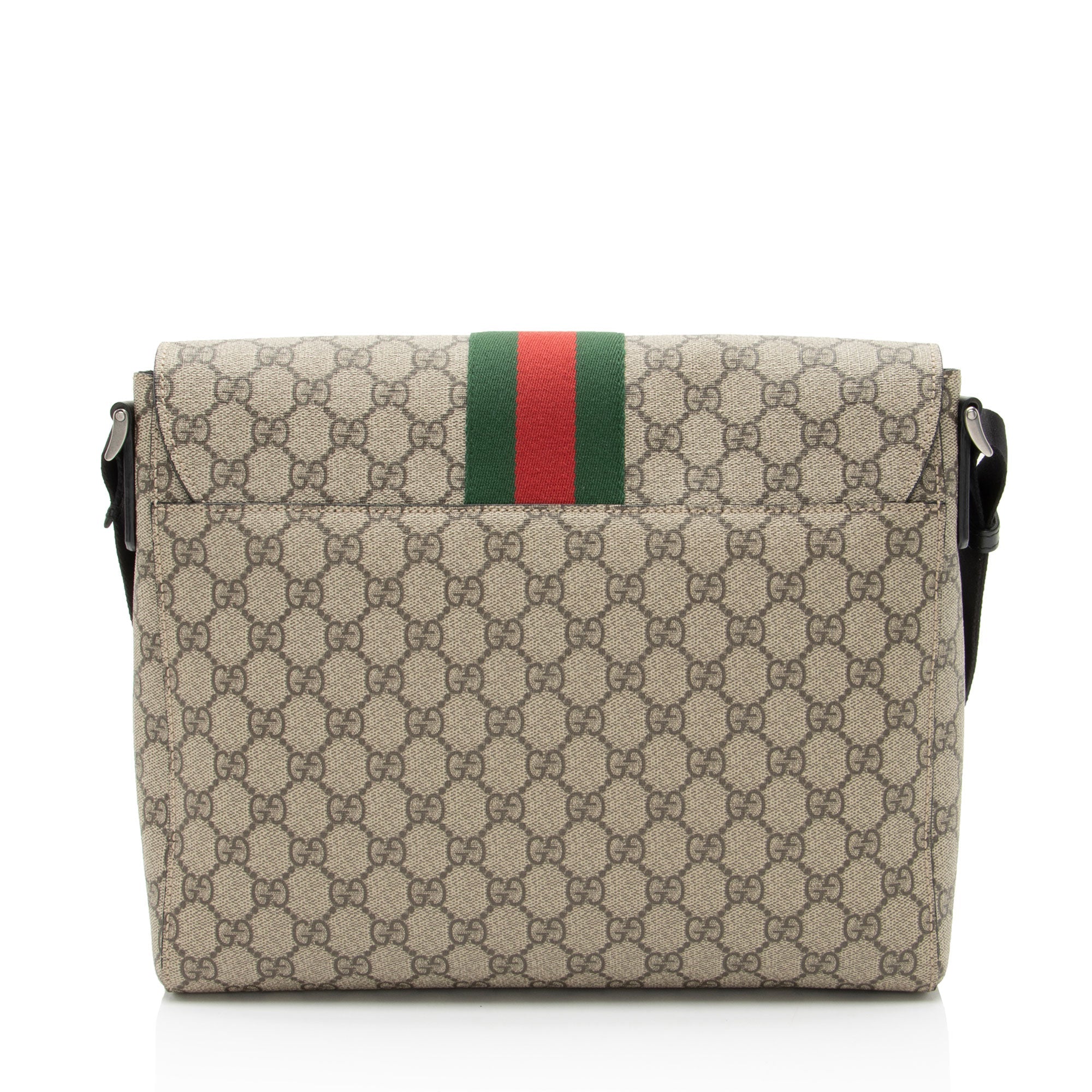Gucci GG Supreme Web Flap Messenger