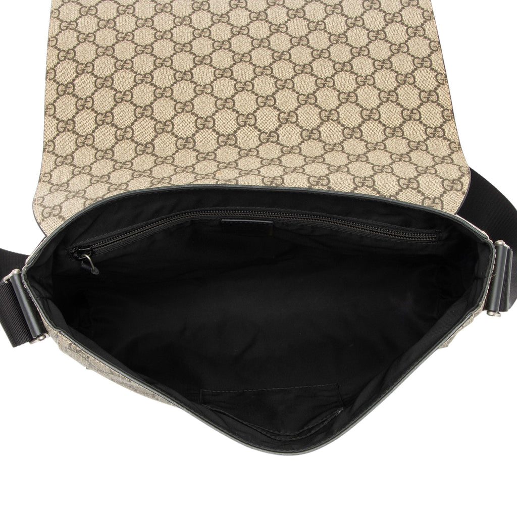 Gucci GG Supreme Web Flap Messenger
