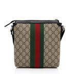 Gucci GG Supreme Web Flat Messenger Bag (SHF-MJH9wS)