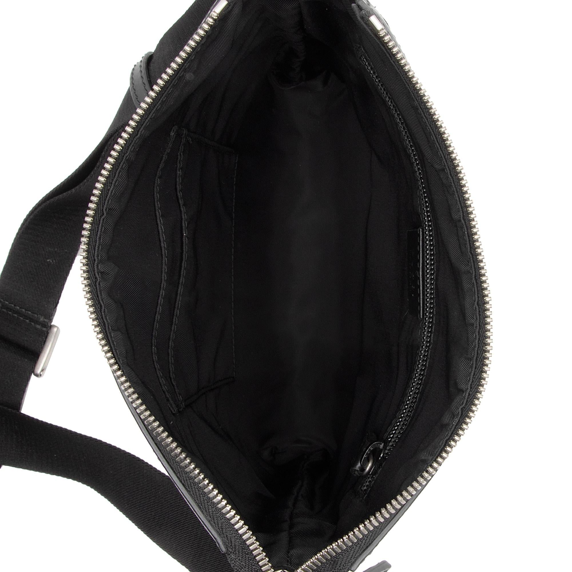 Gucci GG Supreme Web Flat Messenger Bag (SHF-MJH9wS)