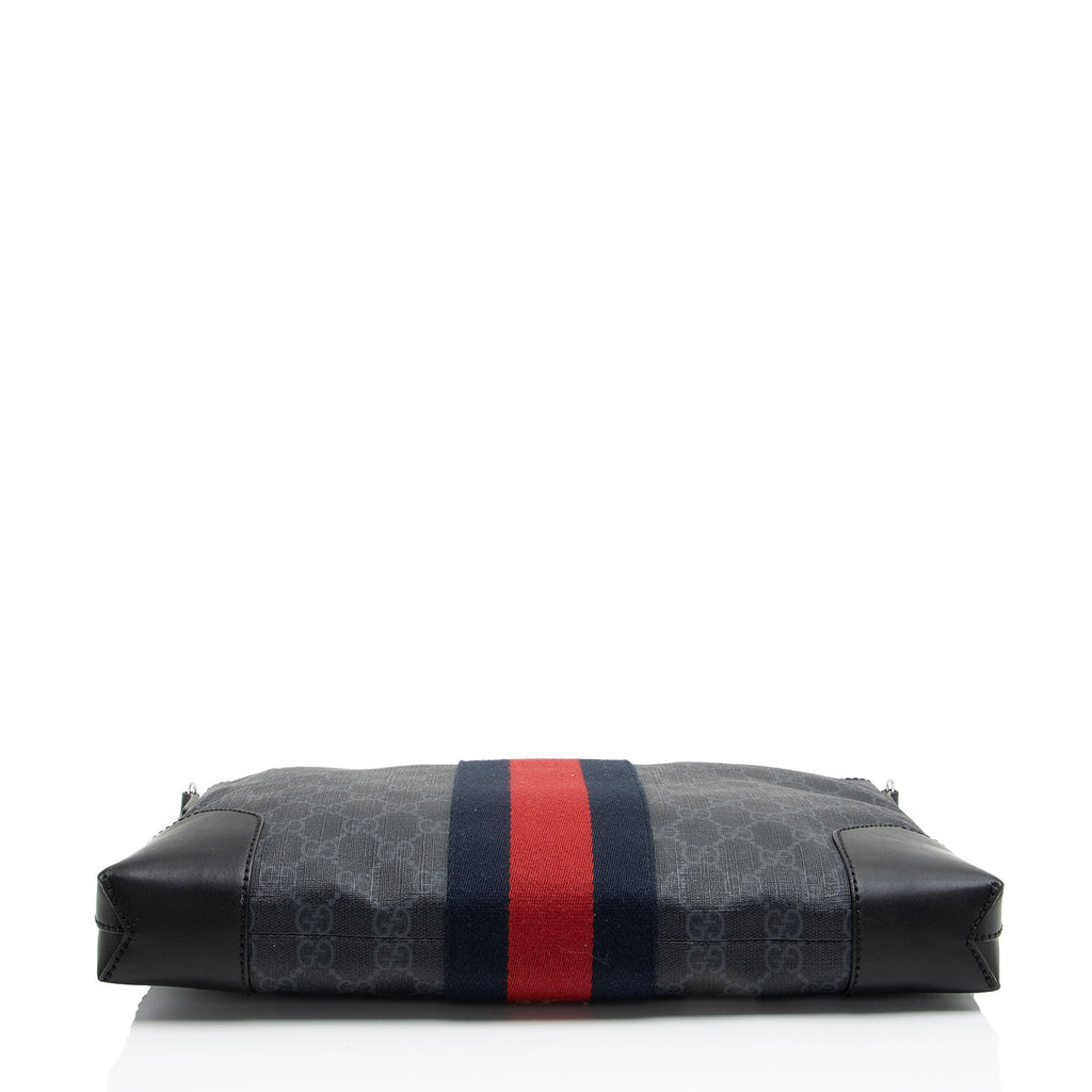 Gucci GG Supreme Web Flat Square Messenger