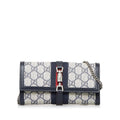 Gucci GG Supreme Web Jackie 1961 Wallet On Chain (SHG-fgnUxC)