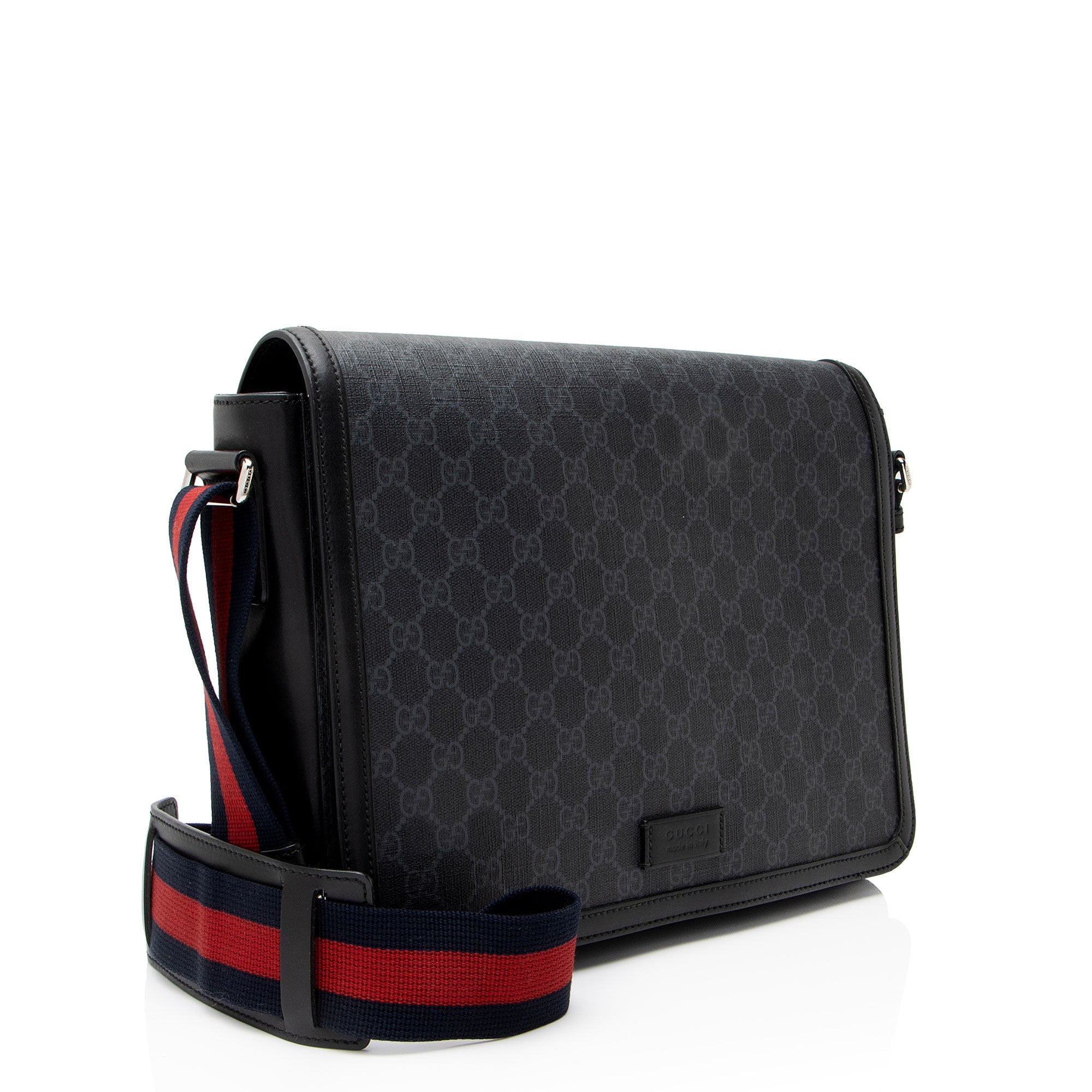 Gucci GG Supreme Web Large Messenger Bag