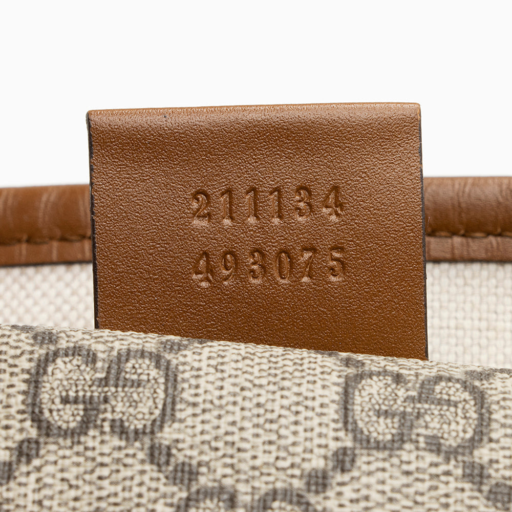 Gucci GG Supreme Web Loop E/W Shopping Tote (SHF-20146)