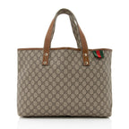 Gucci GG Supreme Web Loop E/W Shopping Tote (SHF-20146)
