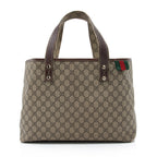 Gucci GG Supreme Web Loop E/W Shopping Tote (SHF-23043)