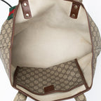 Gucci GG Supreme Web Loop E/W Shopping Tote (SHF-23043)
