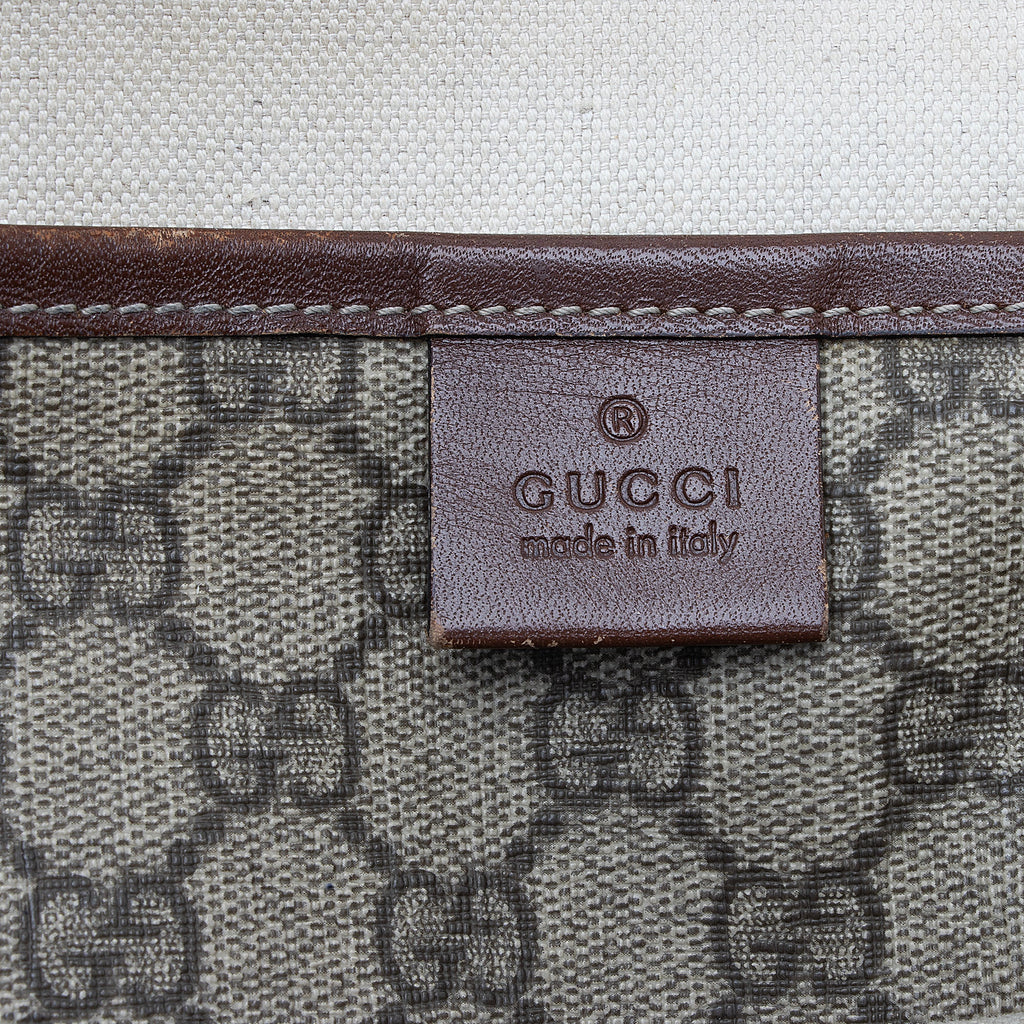 Gucci GG Supreme Web Loop E/W Shopping Tote (SHF-23043)