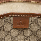 Gucci GG Supreme Web Loop Flat Small Messenger (SHF-2FmbPb)