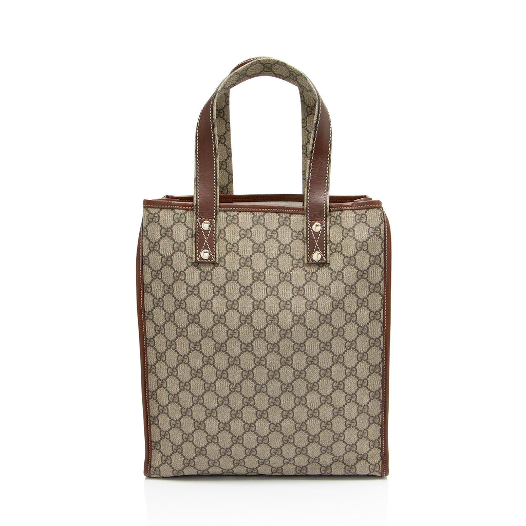 Gucci GG Supreme Web Loop N/S Shopping Tote