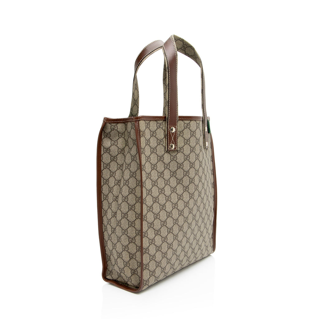 Gucci GG Supreme Web Loop N/S Shopping Tote