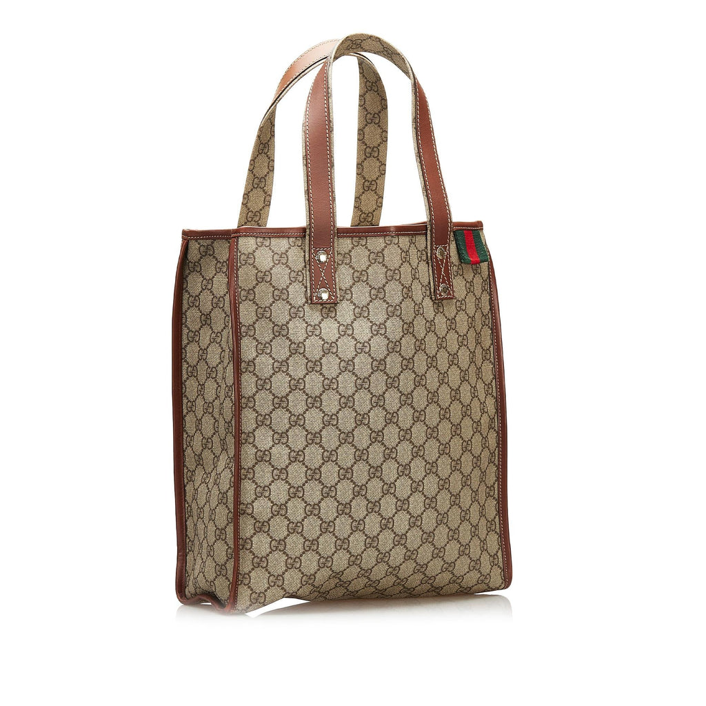 Gucci GG Supreme Web Loop  Tote (SHG-35387)