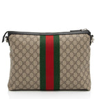 Gucci GG Supreme Web Flat Square Messenger (SHF-GbtPJA)