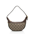 Gucci GG Supreme Web Ophidia Half Moon Mini Hobo (SHF-F30bq3)