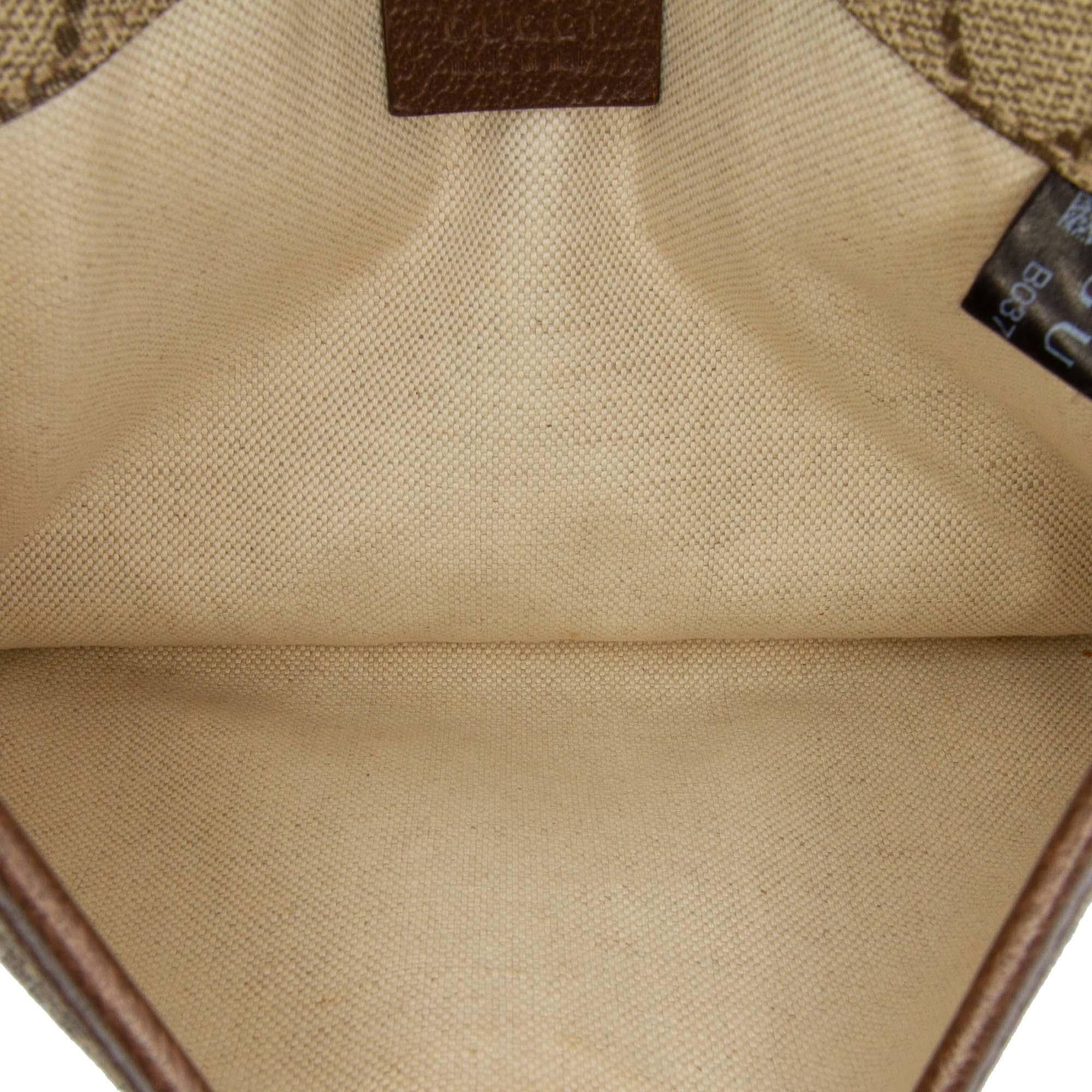 Gucci GG Supreme Web Neo Vintage Belt Bag
