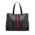 Gucci GG Supreme Web Open Tote (SHG-4XtANr)