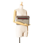 Gucci GG Supreme Web Ophidia Clutch