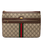 Gucci GG Supreme Web Ophidia Clutch