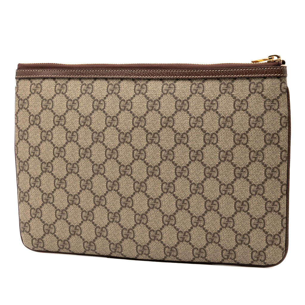 Gucci GG Supreme Web Ophidia Clutch