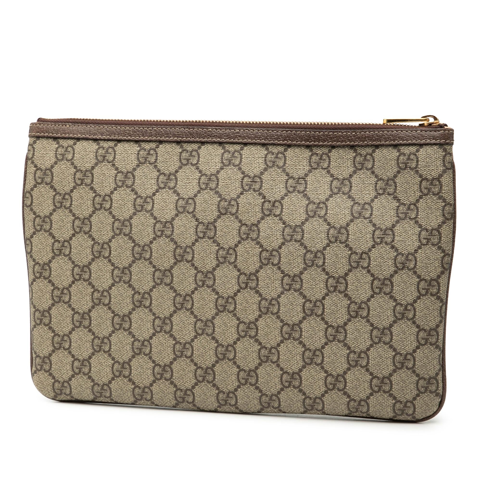 Gucci GG Supreme Web Ophidia Clutch