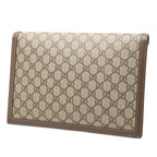 Gucci GG Supreme Web Ophidia Flap Clutch