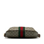 Gucci GG Supreme Web Ophidia Half Moon Crossbody (SHG-fSV2pz)