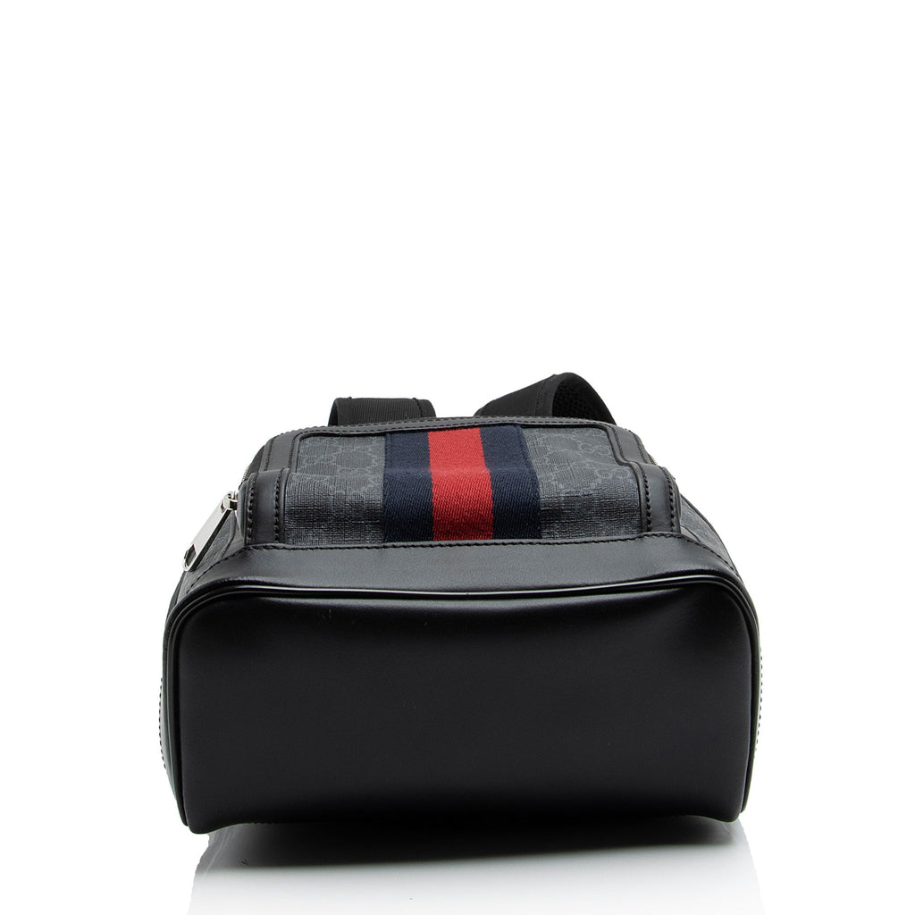 Gucci GG Supreme Web Small Day Backpack (SHF-iD13C9)
