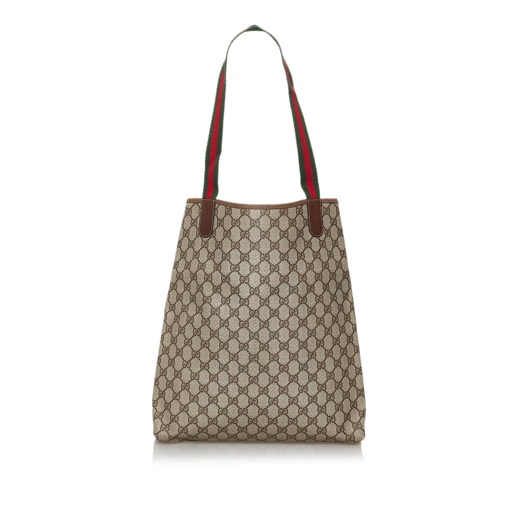 Gucci GG Supreme Web Tote Bag (SHG-29825)
