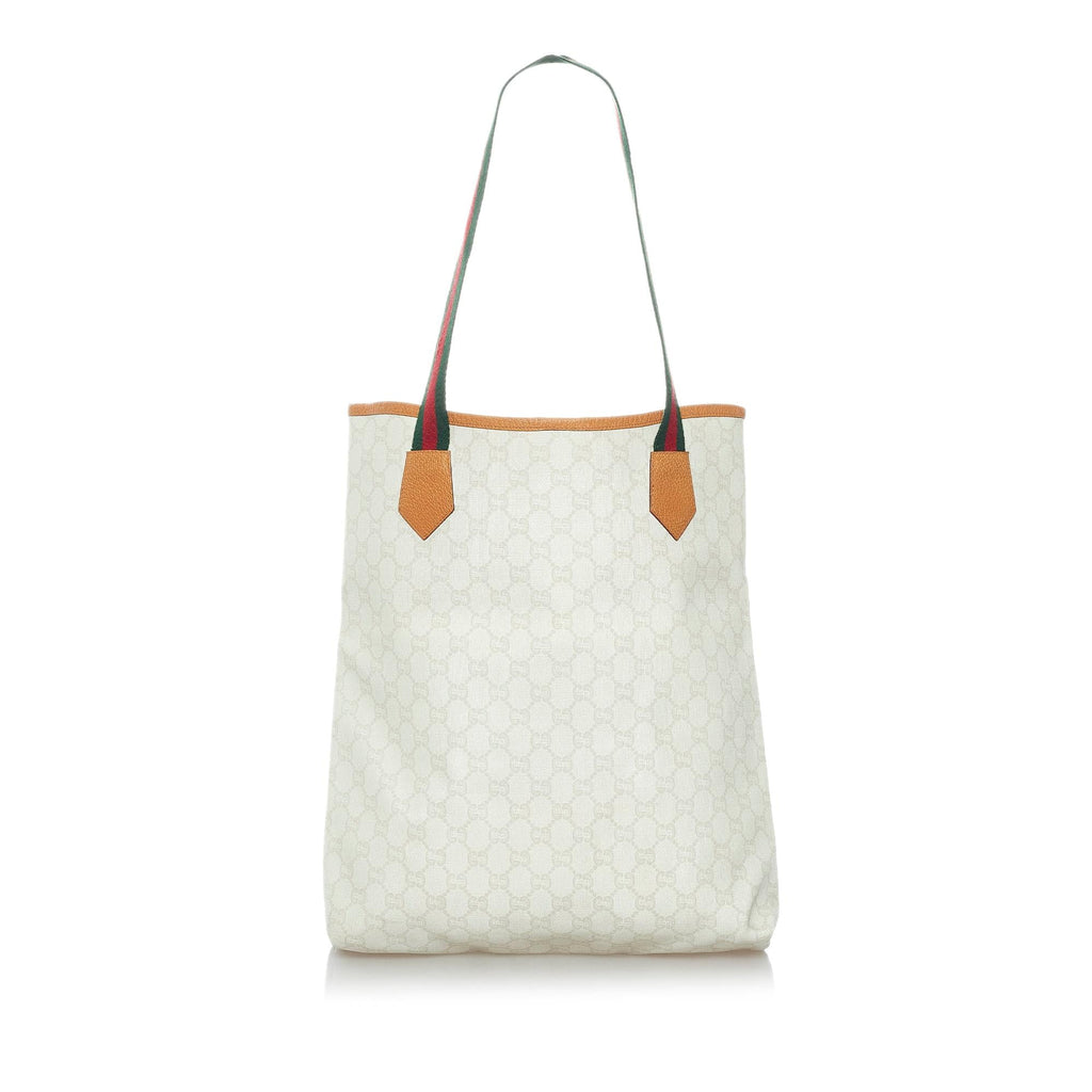 Gucci GG Supreme Web Tote Bag (SHG-30198)