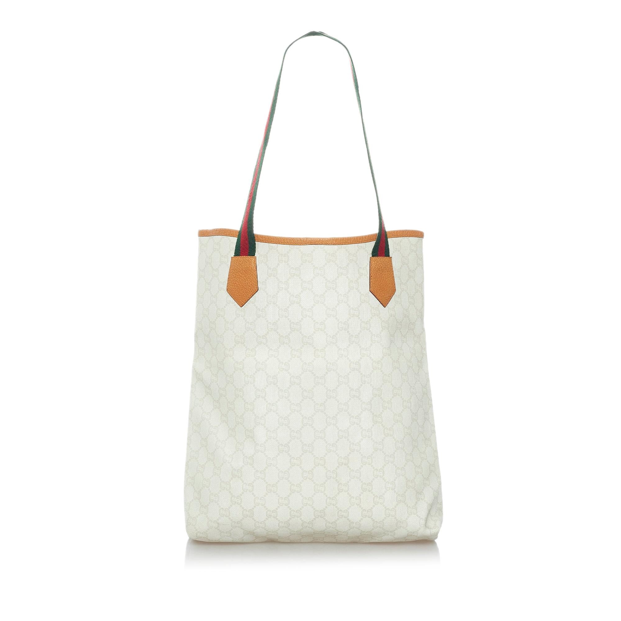 Gucci GG Supreme Web Tote Bag (SHG-30198)