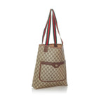 Gucci GG Supreme Web Tote Bag (SHG-32758)