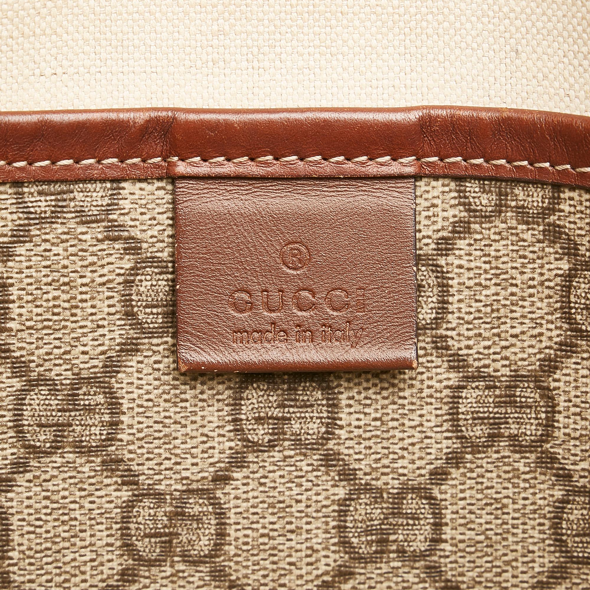 Gucci GG Supreme Web Tote Bag (SHG-34082)