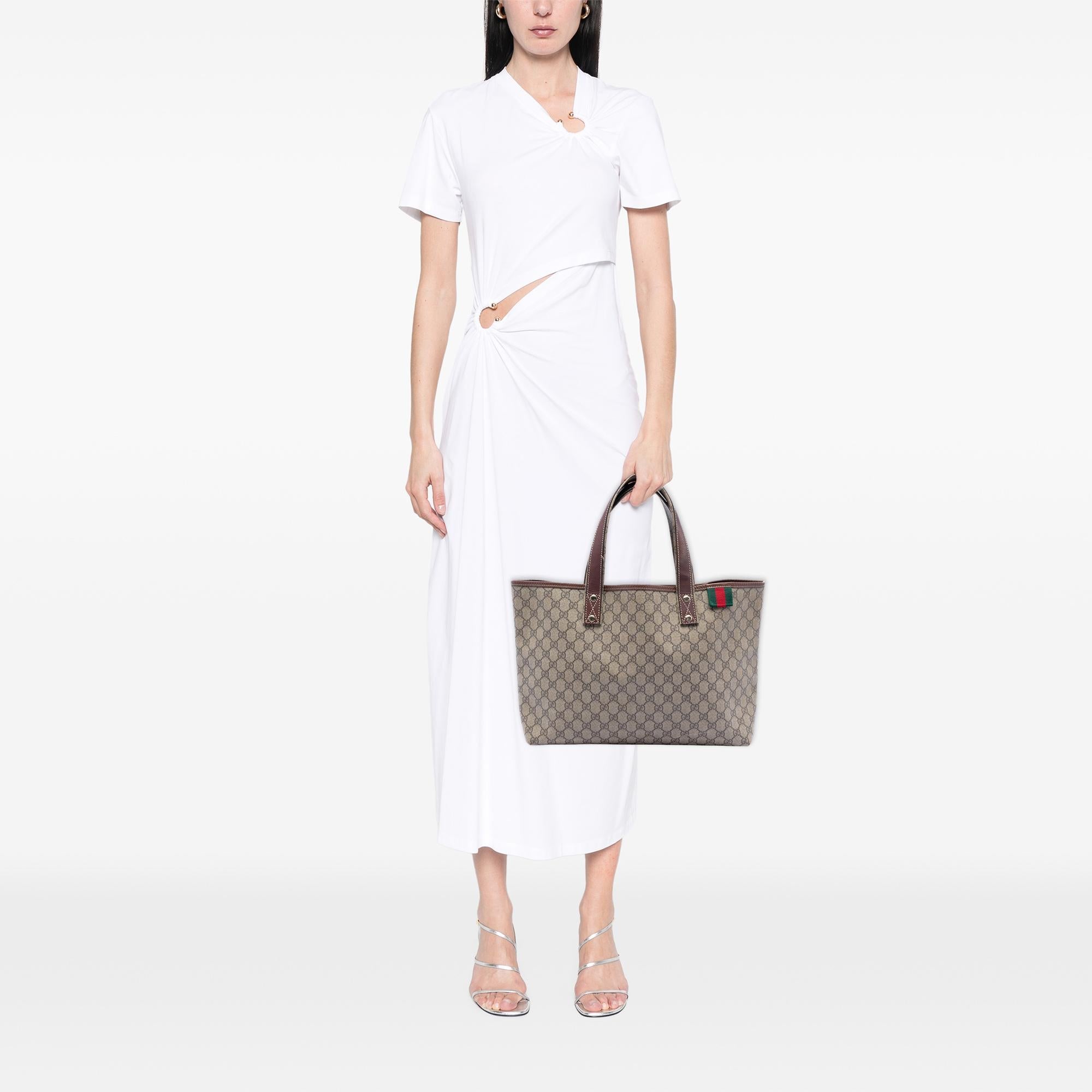 Gucci GG Supreme Web Tote