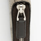 Gucci GG Supreme Web Zip Around Wallet (SHF-21820)