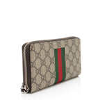 Gucci GG Supreme Web Zip Around Wallet