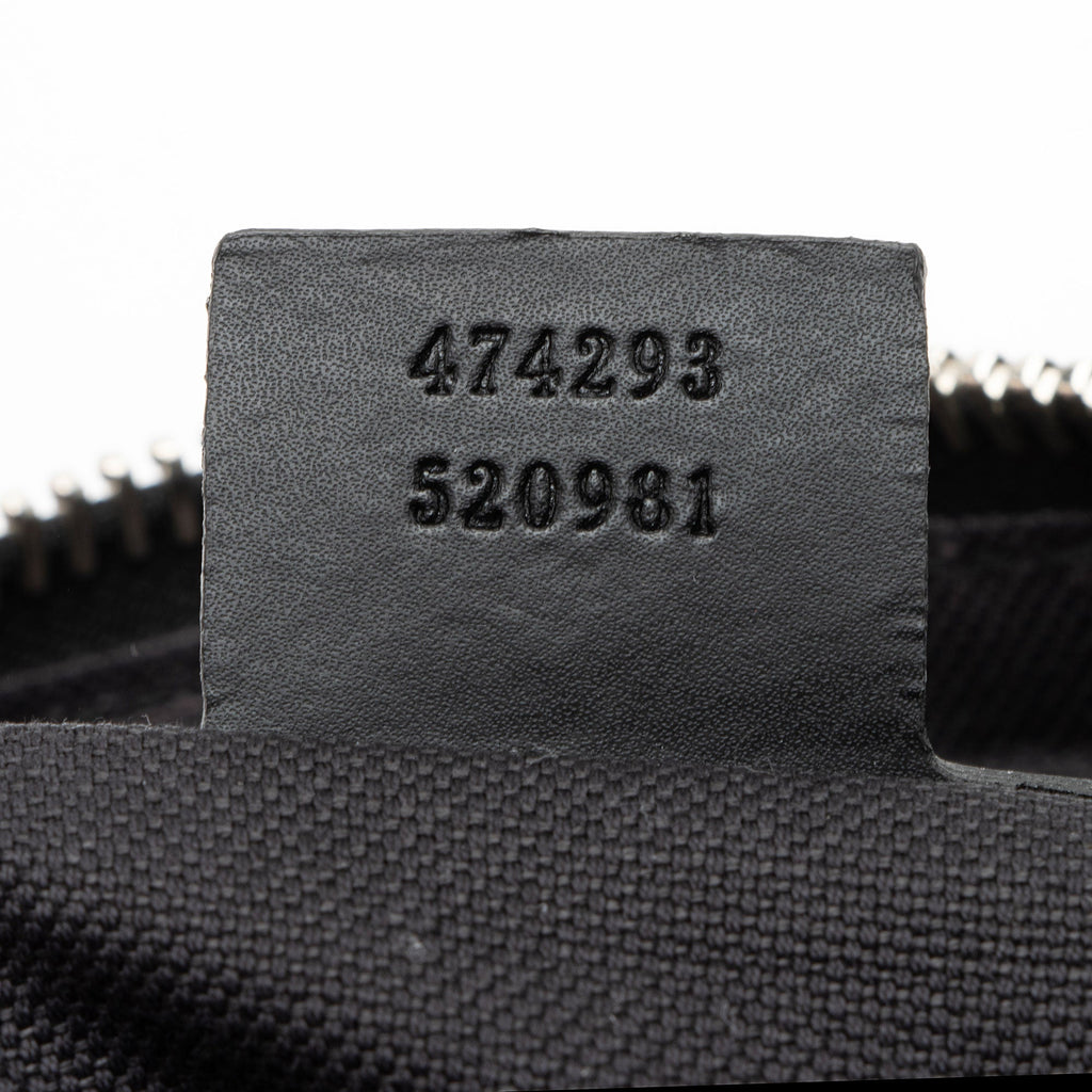 Gucci GG Supreme Web Zip Belt Bag