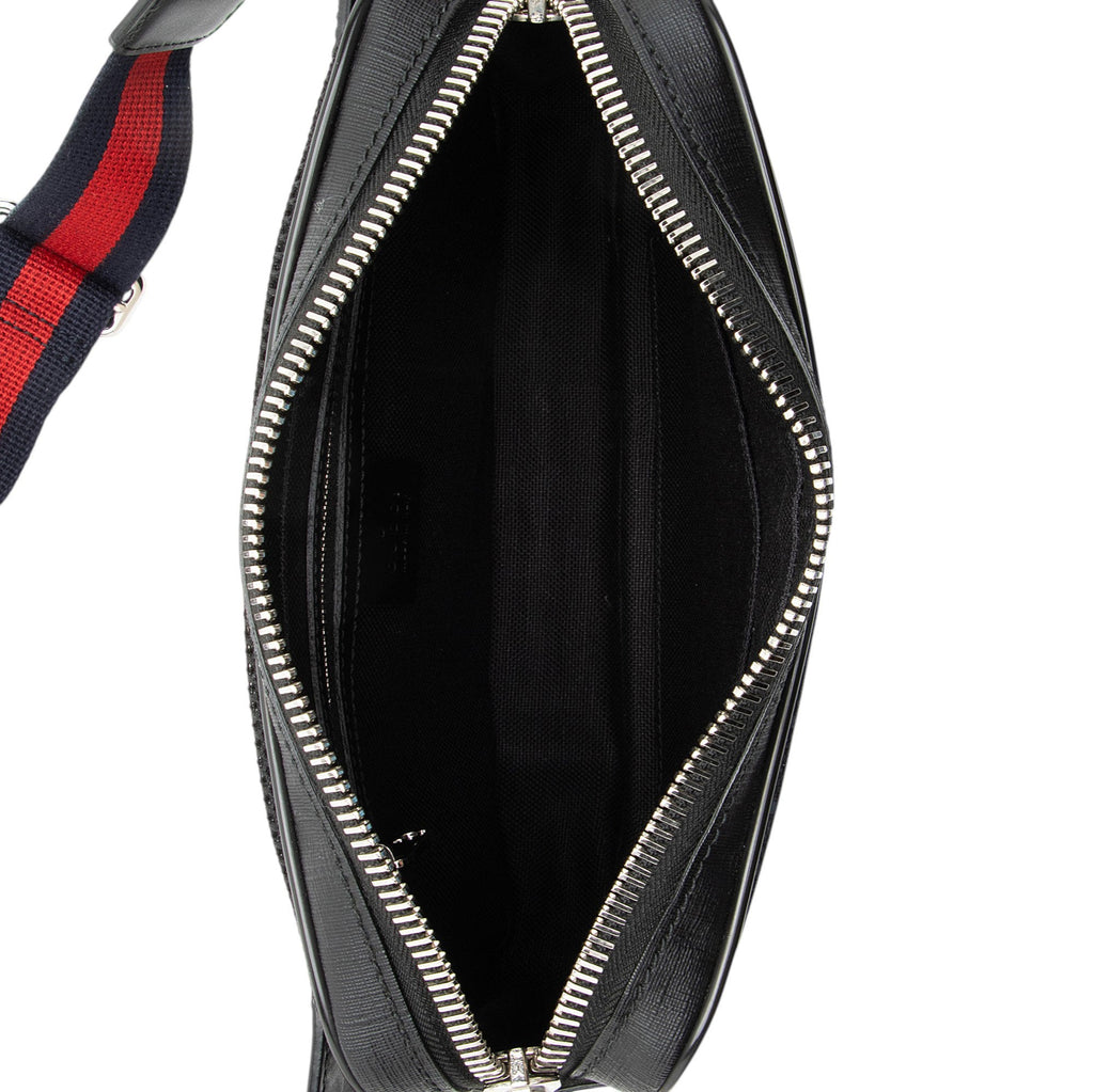 Gucci GG Supreme Web Zip Belt Bag