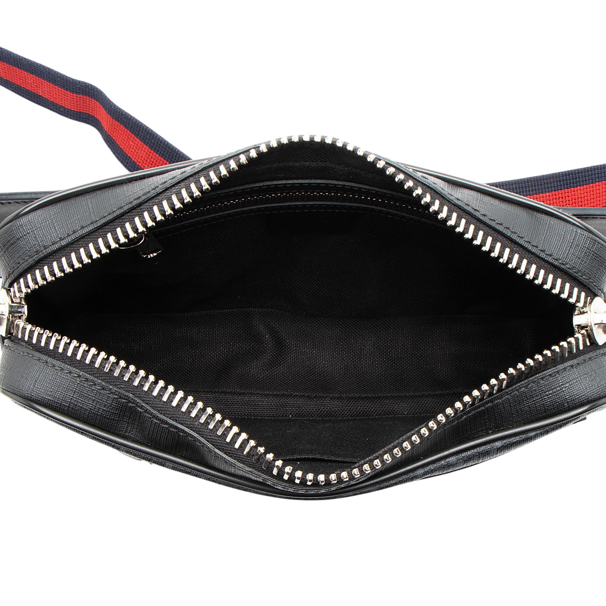 Gucci GG Supreme Web Zip Belt Bag