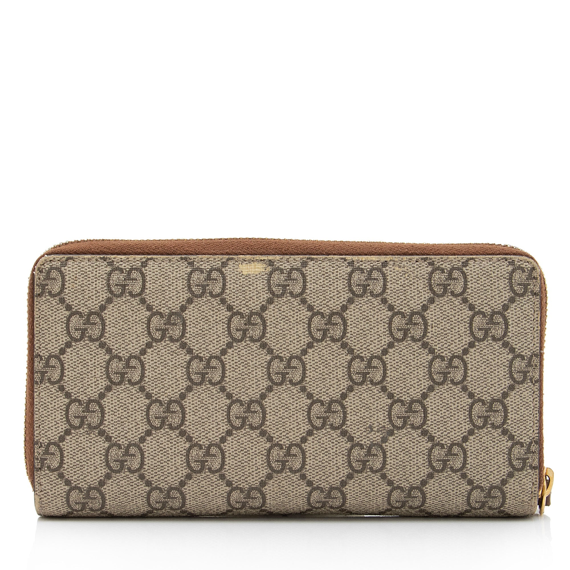 Gucci GG Supreme Zip Around Wallet (SHF-CmRIAS)