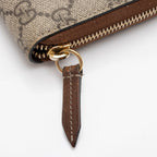 Gucci GG Supreme Zip Around Wallet (SHF-CmRIAS)