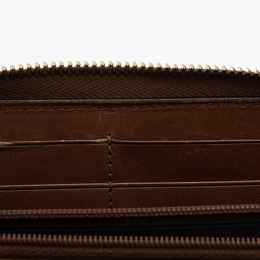 Gucci GG Supreme Zip Around Wallet (SHF-CmRIAS)