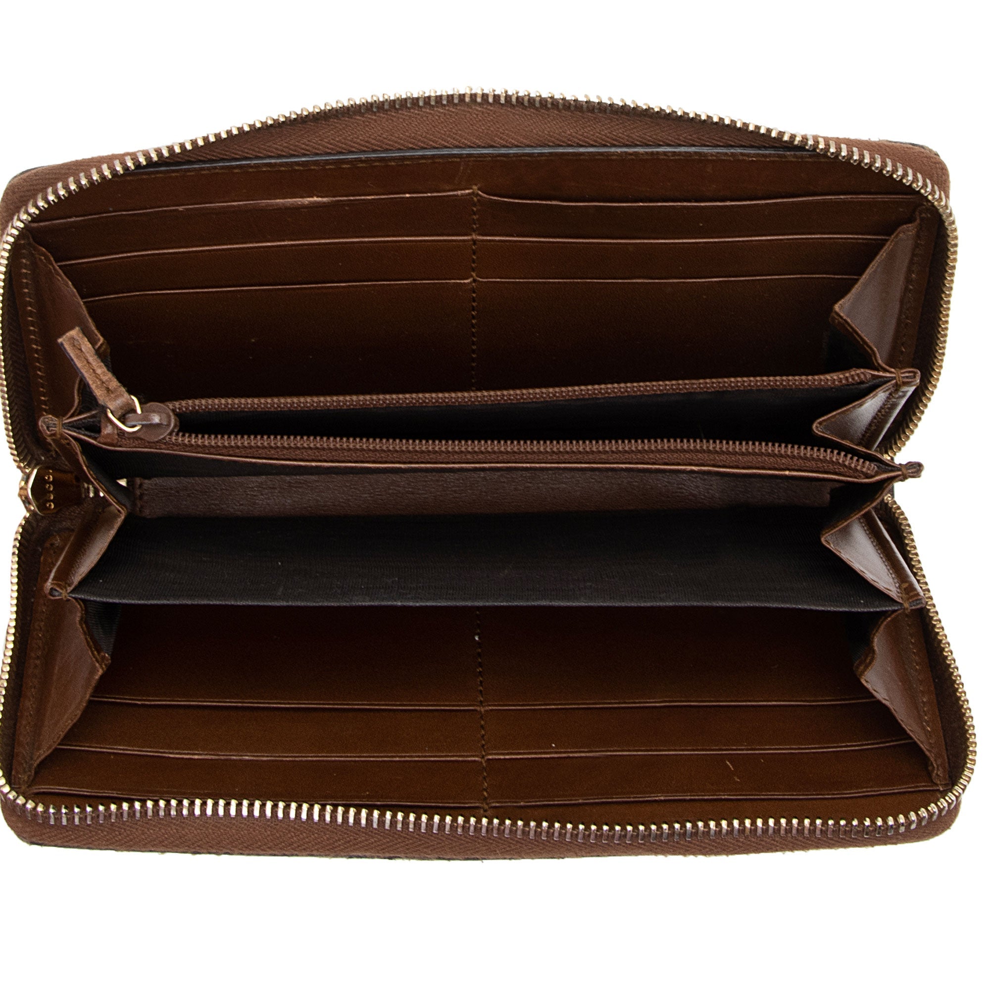 Gucci GG Supreme Zip Around Wallet (SHF-CmRIAS)