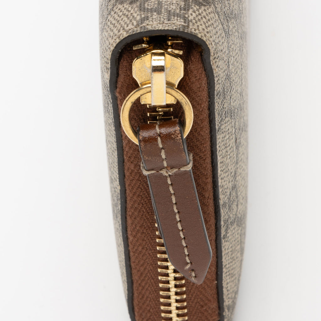 Gucci GG Supreme Zip Around Wallet (SHF-KJ2Sha)
