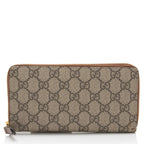 Gucci GG Supreme Zip Around Wallet (SHF-KJ2Sha)