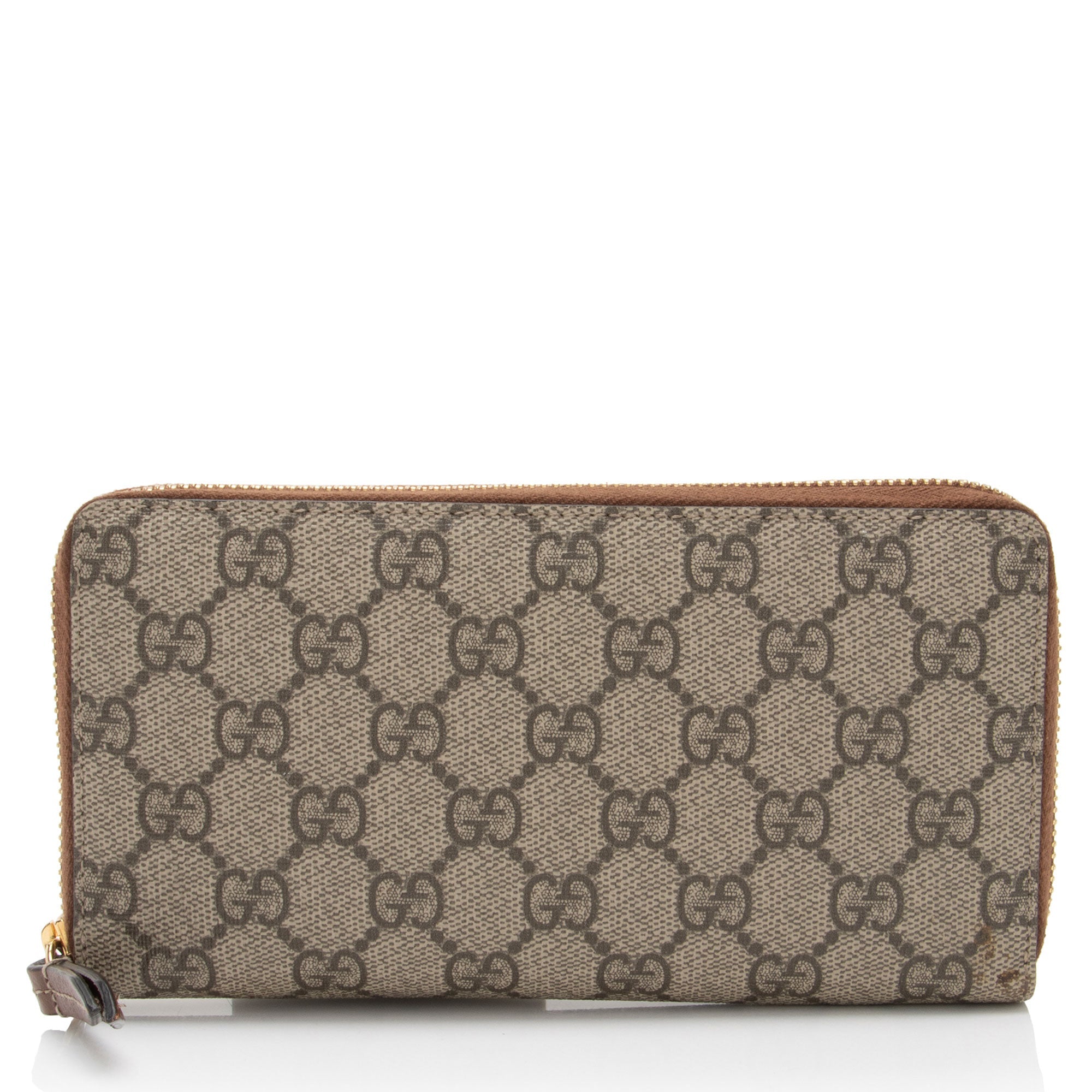 Gucci GG Supreme Zip Around Wallet (SHF-KJ2Sha)